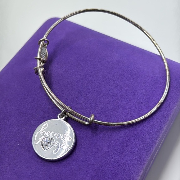 💛 Alex And Ani Because I Love You Bracelet - Picture 1 of 1